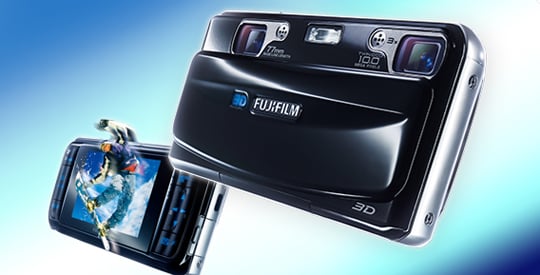 Fujifilm FinePix Real 3D W3 Digital Camera with 3.5-Inch LCD( used)